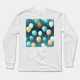 Happy Birthday Party Celebration Pattern 6 Long Sleeve T-Shirt